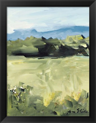 Framed Abstract Scenery Print