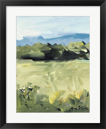 Framed Abstract Scenery Print