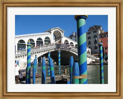 Framed Venice - Rialto Bridge Print