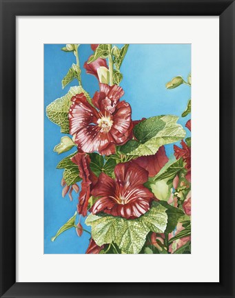 Framed Red Holly Print