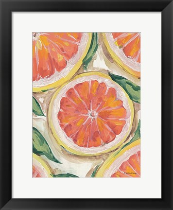 Framed Blood Orange Print