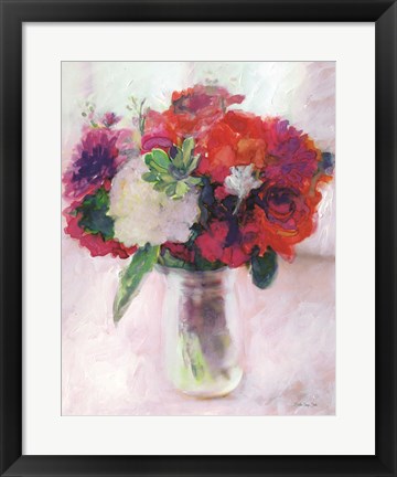 Framed Dramatic Blooms 2 Print