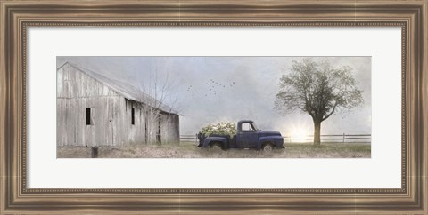 Framed Jonestown Barn Print