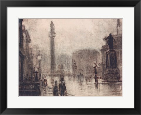 Framed City Stroll Print