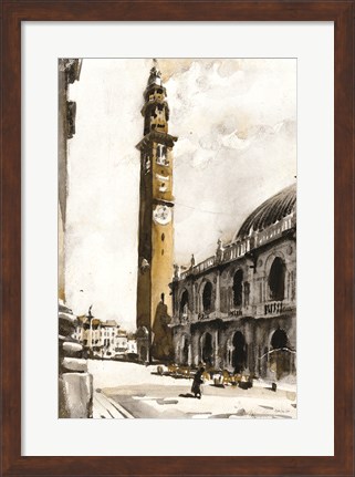 Framed Paris Street 5 Print