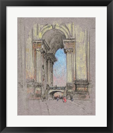 Framed Entrance to Vatican Print