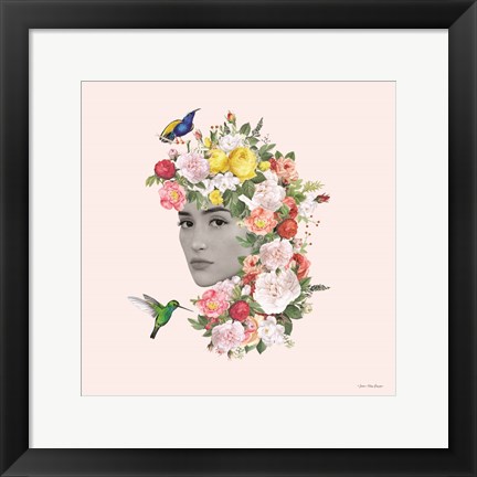 Framed Flower Girl II Print