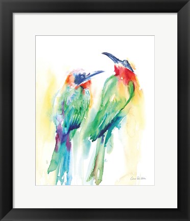 Framed Tropical Birds Print