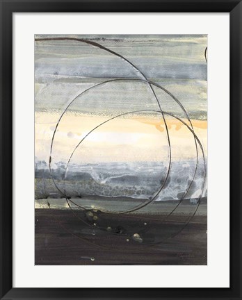 Framed Horizon Balance IV Light Print