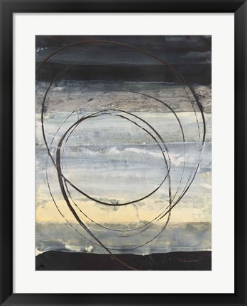 Framed Horizon Balance III Light Print