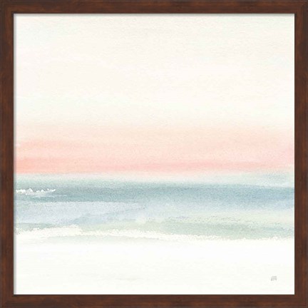 Framed Pink Fog I Print