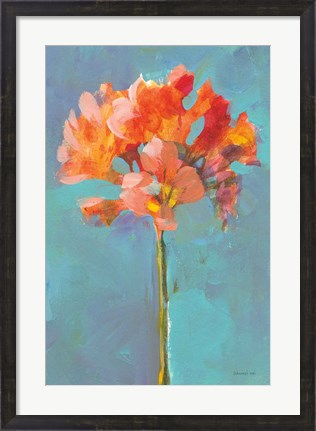 Framed Modern Floral I Print