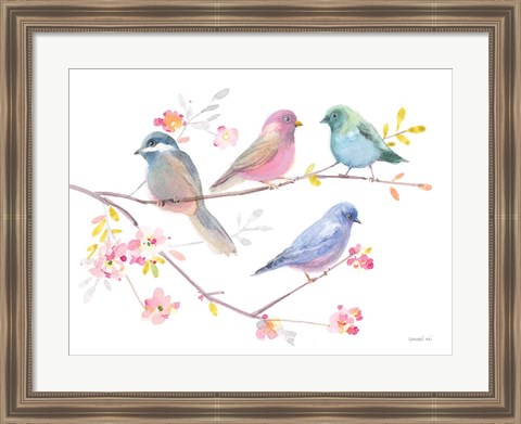 Framed Flight Friends V Print