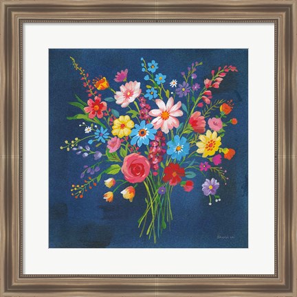 Framed Selection of Wildflowers Print