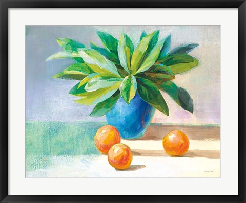 Framed Citrus Still Life Print