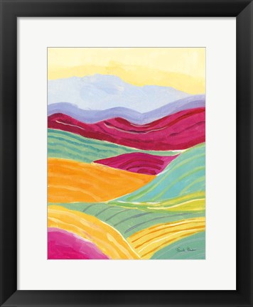 Framed Sunny Landscape II Print