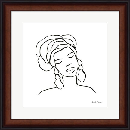 Framed Muse I Print