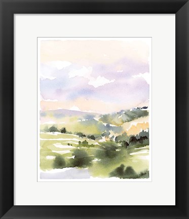 Framed Spring Hills I Print