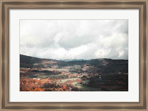 Framed Autumn Hills II Print