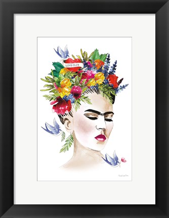 Framed She is Frida Print