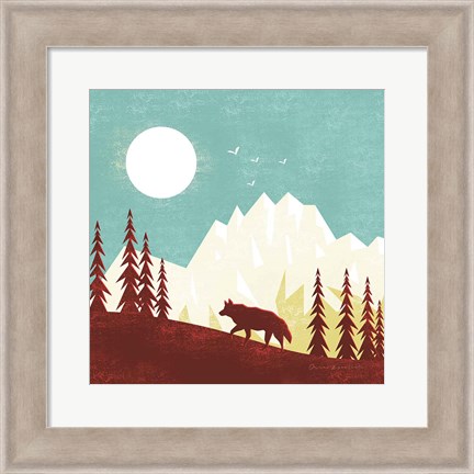 Framed Great Outdoors IV Print