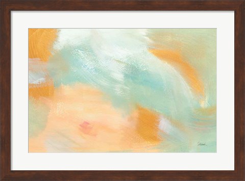 Framed Abstract Sunrise Print