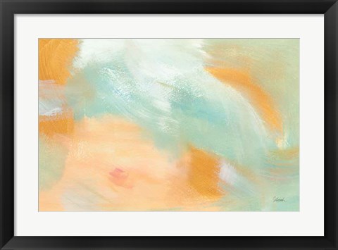 Framed Abstract Sunrise Print