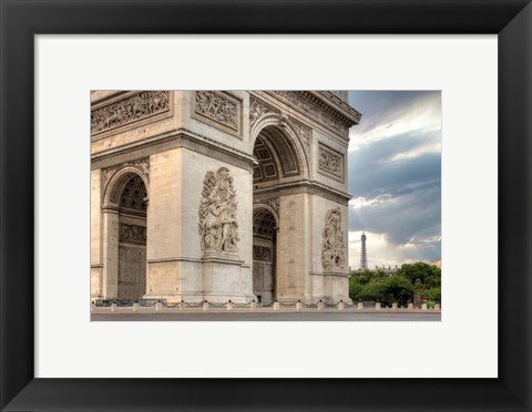 Framed Paris Cityscape I Print