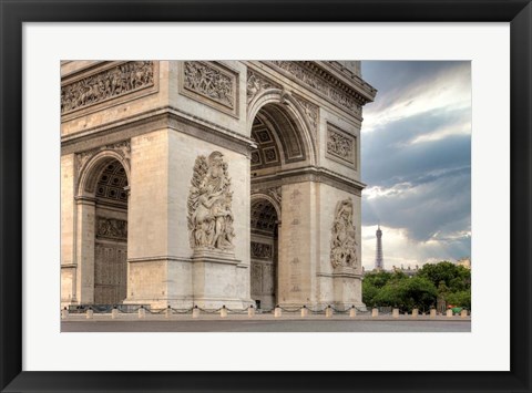 Framed Paris Cityscape I Print