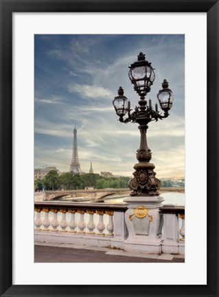 Framed View of Eiffel Tower Print