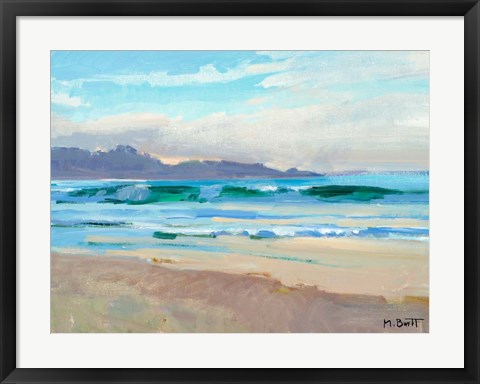 Framed Carmel Beach Print