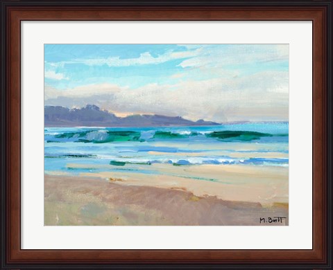 Framed Carmel Beach Print