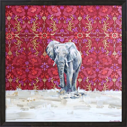 Framed Elephant Print