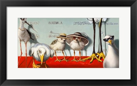 Framed Hampton Chicks Print