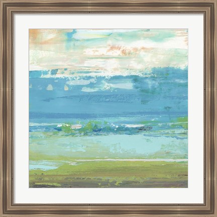 Framed Beach Wash No. 4 Print