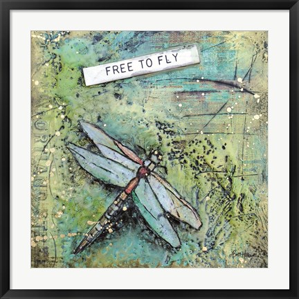 Framed Free to Fly Print