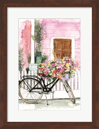 Framed Spring Bike Ride Print