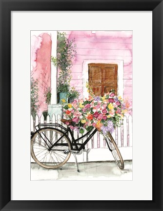 Framed Spring Bike Ride Print