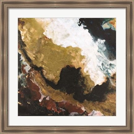 Framed Dark Storm from Above Print