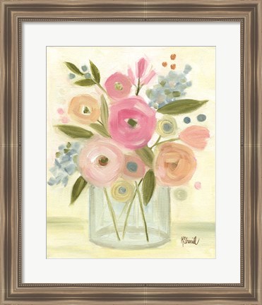 Framed Bright Bouquet Print