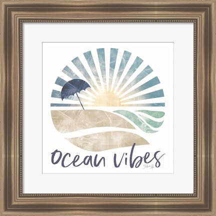 Framed Ocean Vibes Print