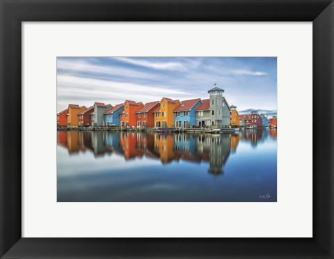 Framed Reitdiephaven Reflections Print