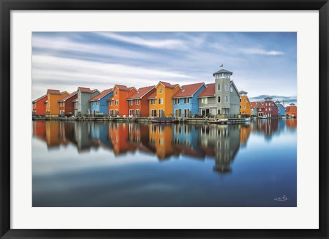 Framed Reitdiephaven Reflections Print