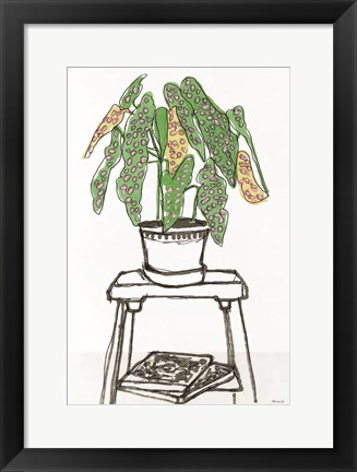 Framed House Plant Study I Print