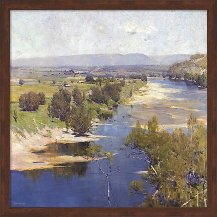 Framed Arthur Streeton - Cremorne Pastoral Print