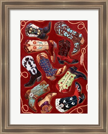 Framed Boot Scootin&#39; Boogie Print