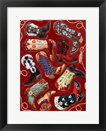 Framed Boot Scootin&#39; Boogie Print