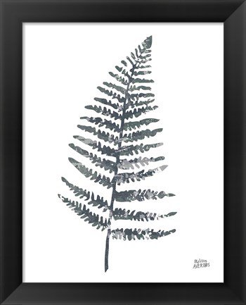 Framed Fern I Print