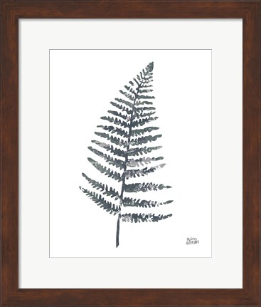 Framed Fern I Print