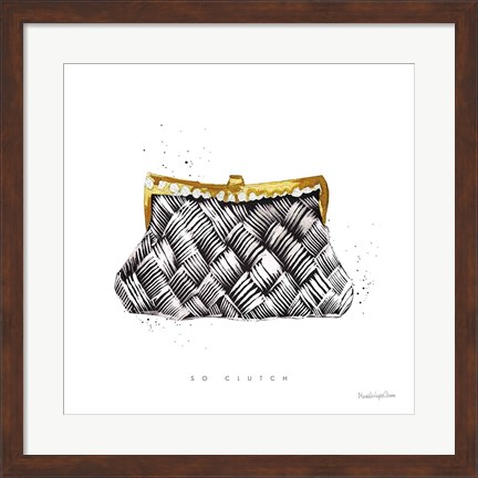 Framed Glitz and Glam X Print